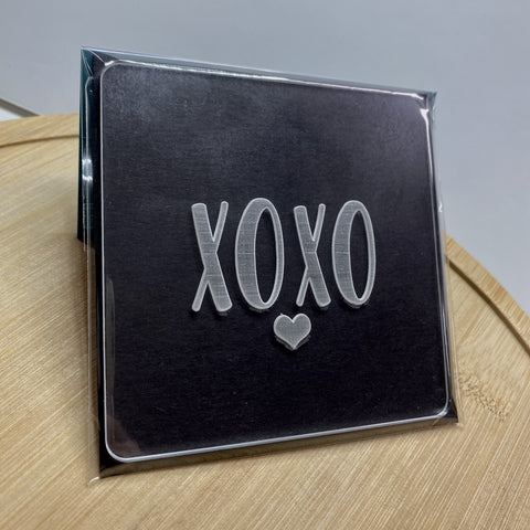 XOXO with HEART - RAISE IT UP COOKIE STAMP