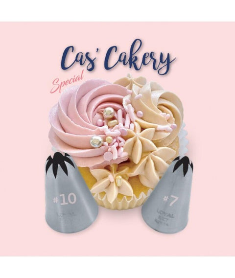 CAS CAKERY PIPING TIPS - CLOSED STAR #7 & #10 - Whip It Up Cake Supplies