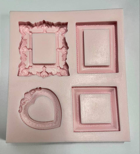 ASSORTED PICTURE FRAME SILICONE MOULD