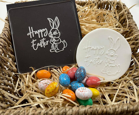 HAPPY EASTER with BUNNY - RAISE IT UP COOKIE STAMP