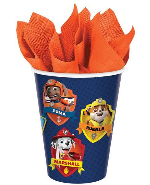 PAW PATROL ADVENTURE DRINKING CUPS 8pk 266ml - Whip It Up Cake Supplies