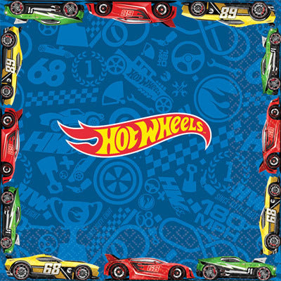 HOT WHEELS LUNCH NAPKINS 16 pack - Whip It Up Cake Supplies