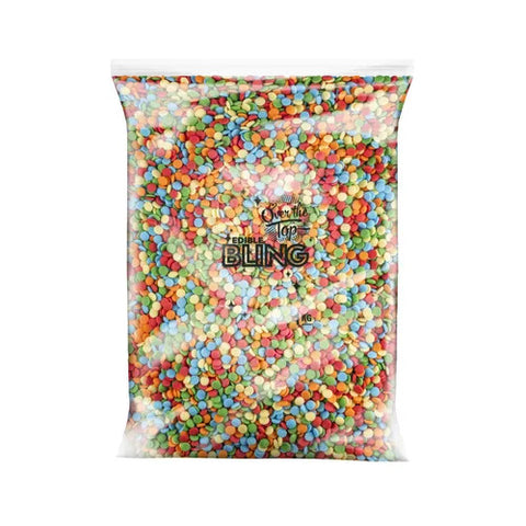 BRIGHT SEQUINS 1kg SPRINKLES - over the top