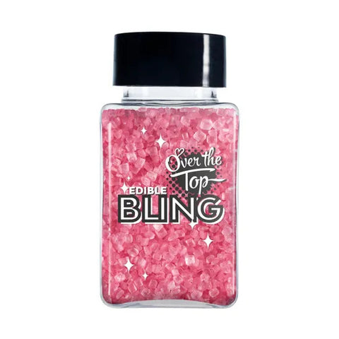 PINK EDIBLE SANDING SUGAR 80g by OVER THE TOP