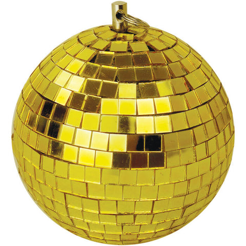 GOLD MIRROR BALL 10cm x 1