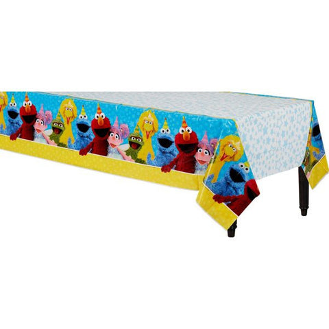 SESAME STREET TABLECOVER 137cm x 243cm - Whip It Up Cake Supplies