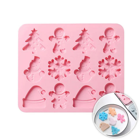 CHRISTMAS SILICONE MOULD 12 cavity