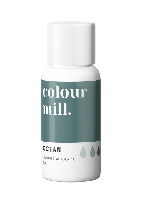 OCEAN COLOUR MILL OIL BASED COLOURING 20ml - Whip It Up Cake Supplies