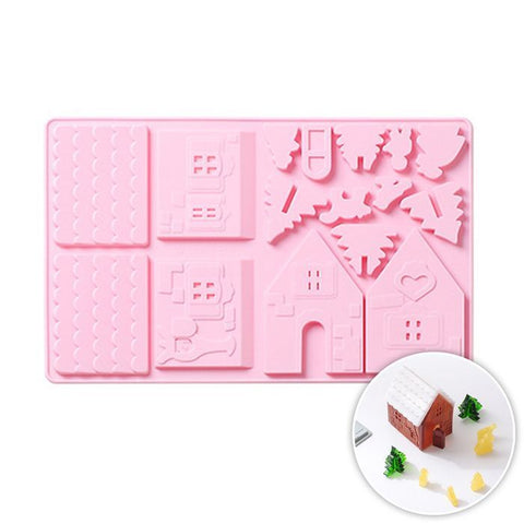 GINGERBREAD HOUSE SILICONE MOULD - Whip It Up Cake Supplies