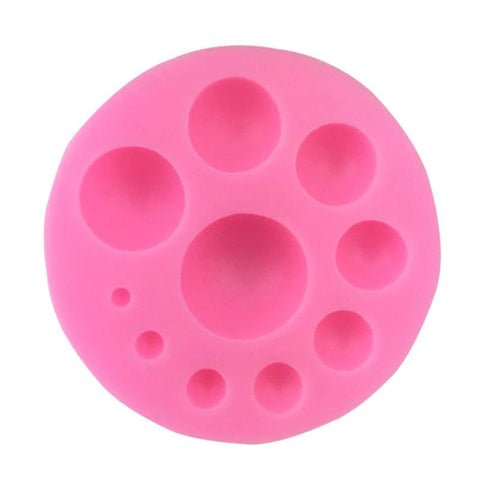 SMALL SPHERE SILICONE MOULD 10 cavity - Whip It Up Cake Supplies