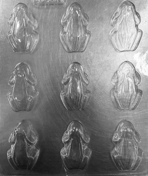 SITTING FROG CHOCOLATE MOULD x 9 cavity - Whip It Up Cake Supplies