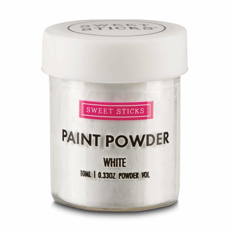 WHITE PAINT POWDER 9g by SWEET STICKS - Whip It Up Cake Supplies