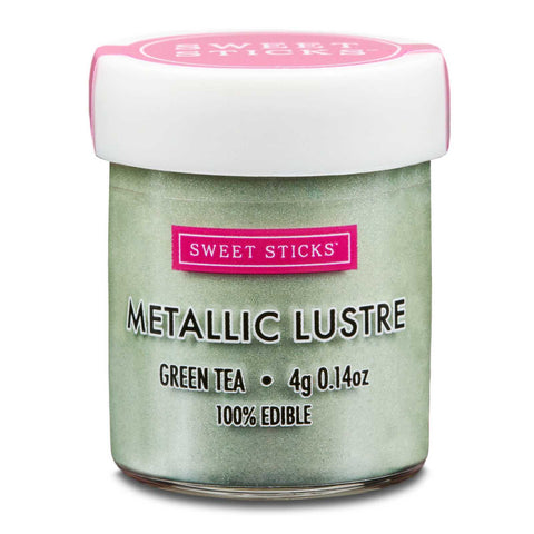 GREEN TEA LUSTRE DUST 4g by SWEET STICKS - Whip It Up Cake Supplies