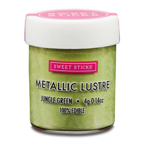 JUNGLE GREEN LUSTRE DUST 4g by SWEET STICKS - Whip It Up Cake Supplies