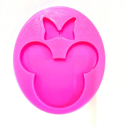 MICKEY / MINNIE MOUSE HEAD SILICONE MOULD - Whip It Up Cake Supplies