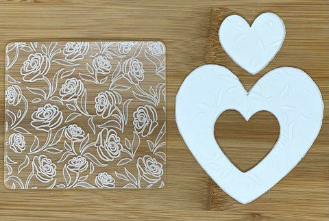 FLORAL ROSE - RAISE IT UP COOKIE STAMP - Whip It Up Cake Supplies