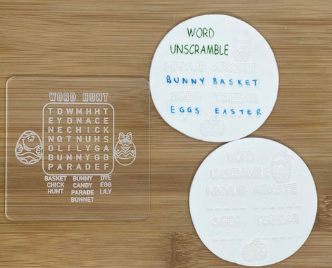 WORD UNSCRAMBLE PYO - RAISE IT UP COOKIE STAMP - Whip It Up Cake Supplies