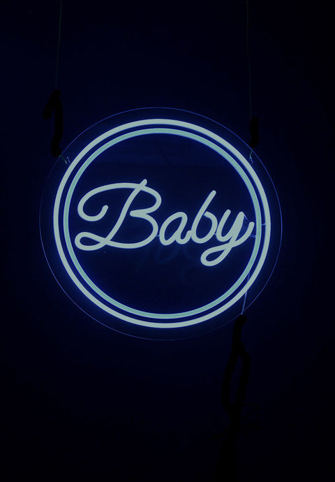 NEON LED 'BABY' BLUE 500mm - Whip It Up Cake Supplies