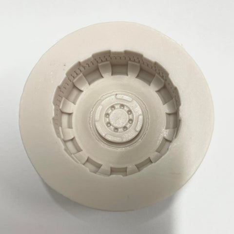 WHEEL LARGE 38mm SILICON MOULD - Whip It Up Cake Supplies