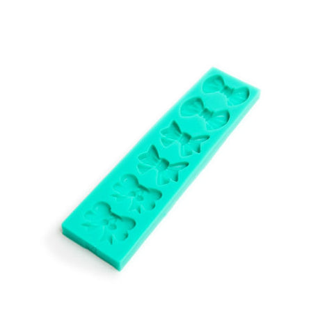 BOWS SILICONE MOULD x 6 CAVITY - Whip It Up Cake Supplies