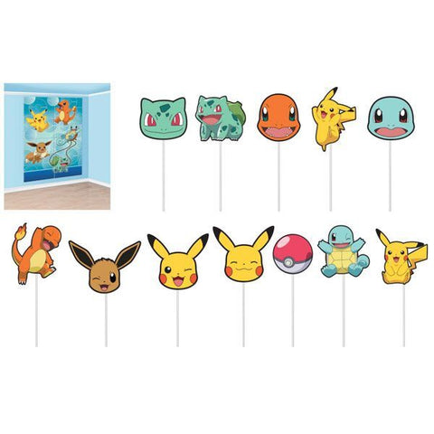 POKEMON SCENE SETTERS WITH PROPS - Whip It Up Cake Supplies