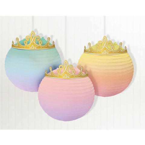 DISNEY PRINCESS ONCE UPON A TIME PAPER LANTERNS 3 pack - Whip It Up Cake Supplies