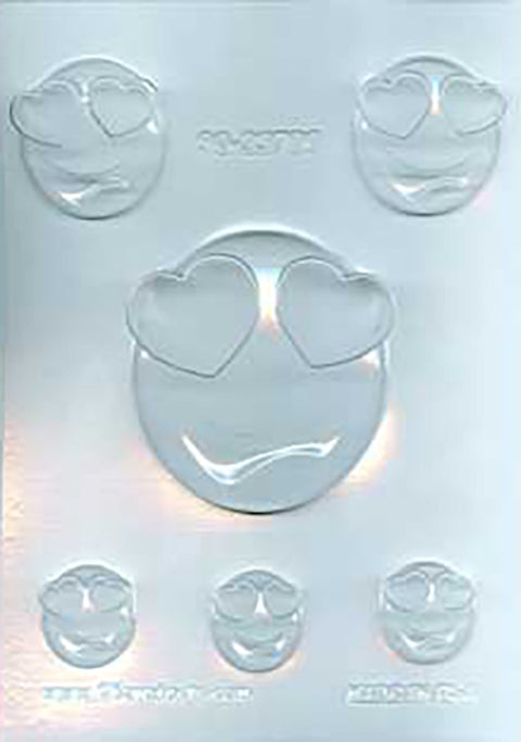 EMOJI IN LOVE CHOCOLATE MOULD - Whip It Up Cake Supplies