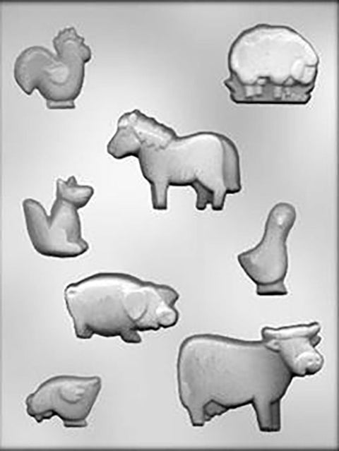 FARM ANIMAL ASSORTMENT CHOCOLATE MOULD - Whip It Up Cake Supplies