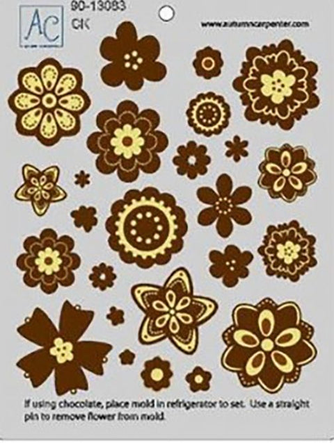 FLOWER FUN ACCESSORIES CHOCOLATE MOULD