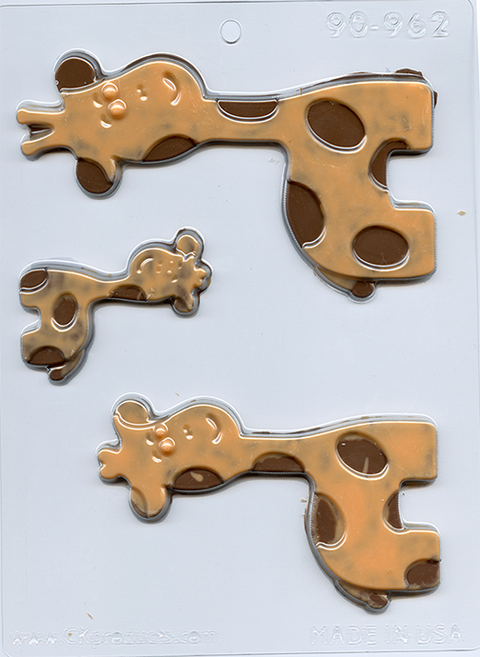 GIRAFFE FAMILY CHOCOLATE MOULD - Whip It Up Cake Supplies