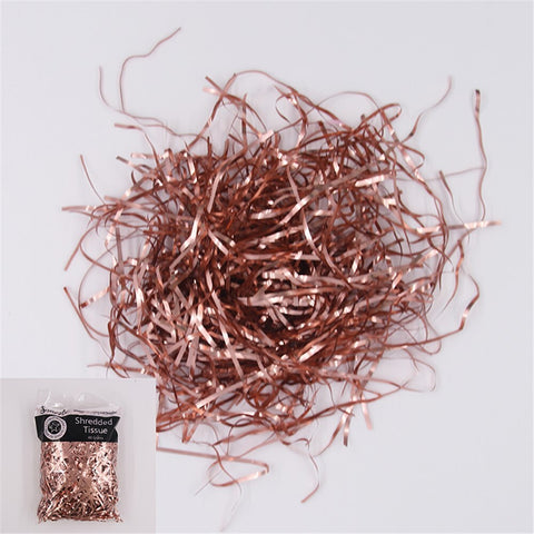 ROSE GOLD TISSUE SHRED 40gms - Whip It Up Cake Supplies