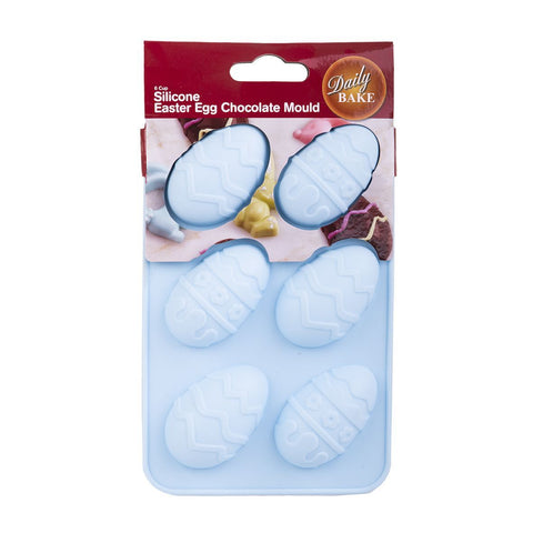 EASTER EGG SILICONE MOULD x 2 - 6 cavity
