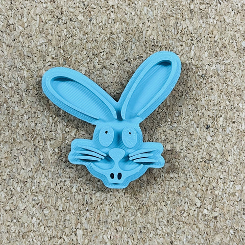 BUNNY FACE EMBOSSED 3D PRINTED COOKIE STAMP
