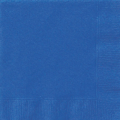 ROYAL BLUE LUNCH NAPKINS 20 pack - Whip It Up Cake Supplies