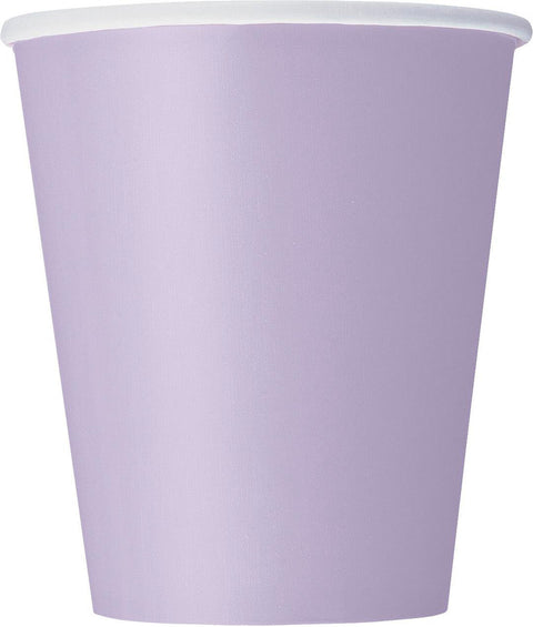 LAVENDER PAPER CUPS 8 pack 270ml - Whip It Up Cake Supplies