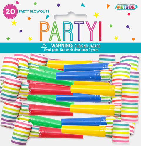 PARTY BLOWOUTS 20 pack - Whip It Up Cake Supplies