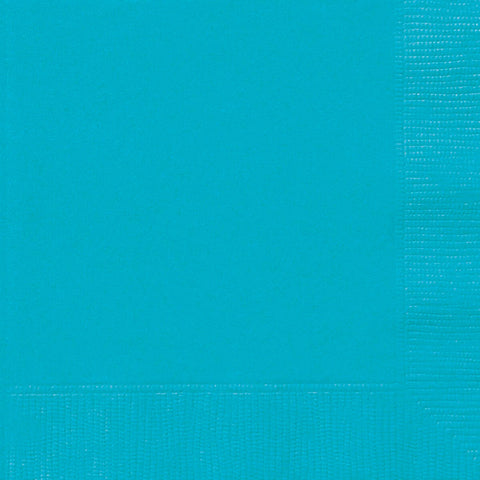 CARIBBEAN TEAL LUNCH NAPKINS 20 pack