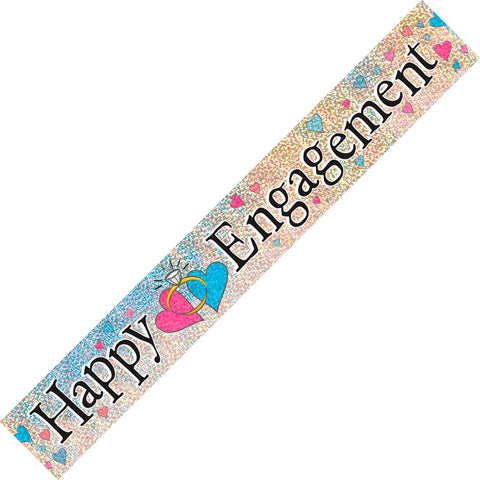 ENGAGEMENT PRISM BANNER 3.65m - Whip It Up Cake Supplies