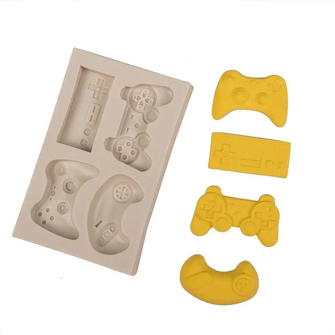 GAME CONTROLLER SILICONE MOULD x 4 designs - Whip It Up Cake Supplies