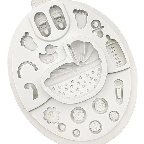 BABY PRAM & ACCESSORIES SILICONE MOULD - Whip It Up Cake Supplies