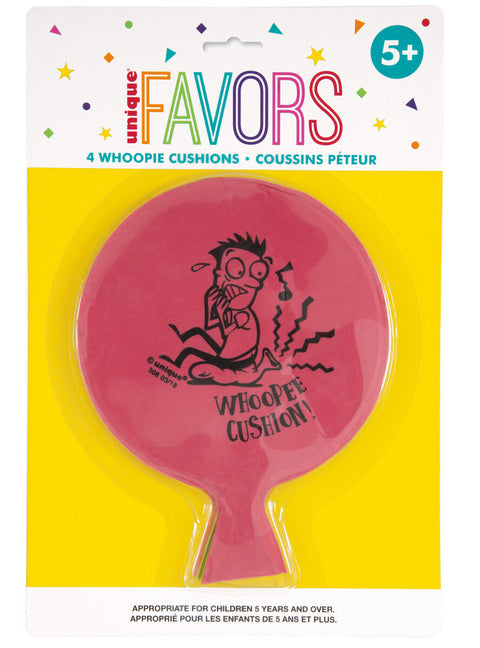 WHOOPEE CUSHIONS x 4 FAVORS - Whip It Up Cake Supplies