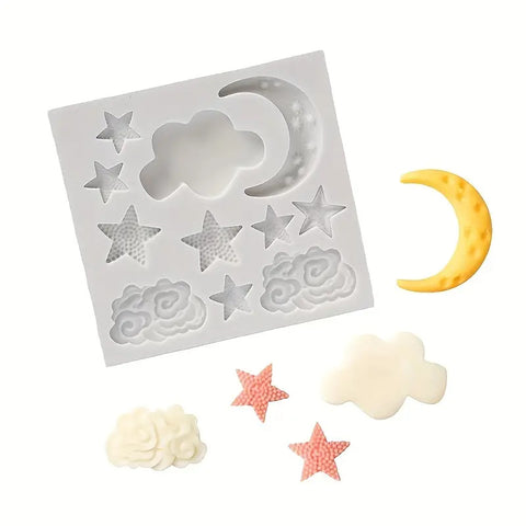 SMALL NIGHT SKY SILICONE MOULD - Whip It Up Cake Supplies