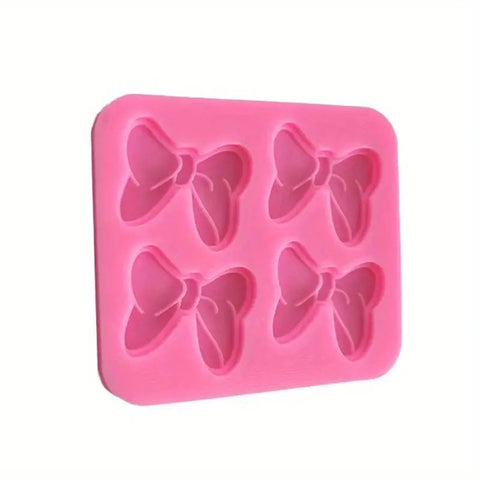 MOUSE BOW SILICONE MOULD 4 capacity - Whip It Up Cake Supplies