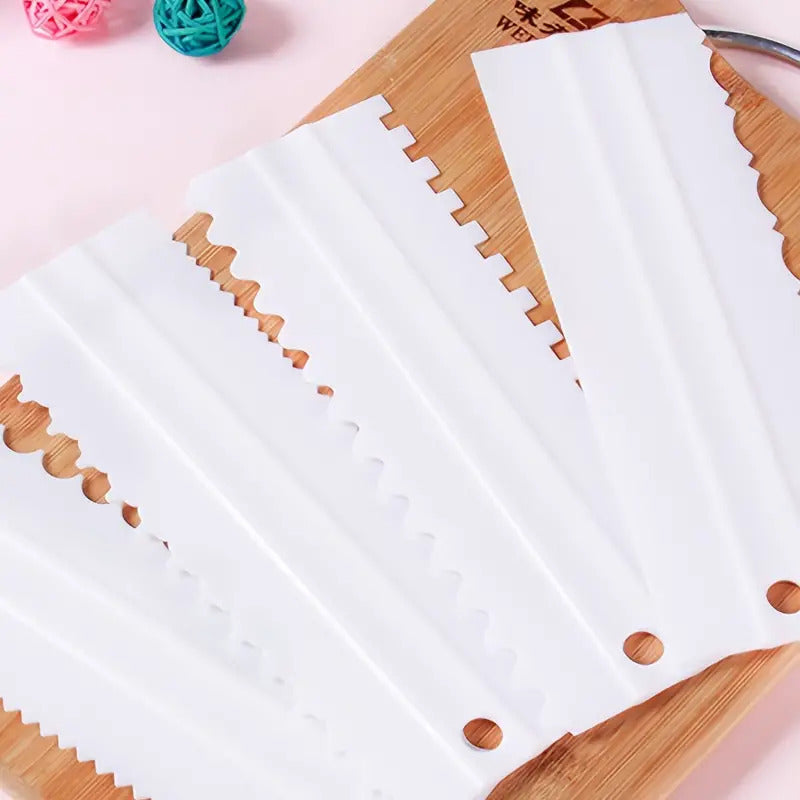 BUTTERCREAM SCRAPERS set of 4 | Whip It Up Cake Supplies