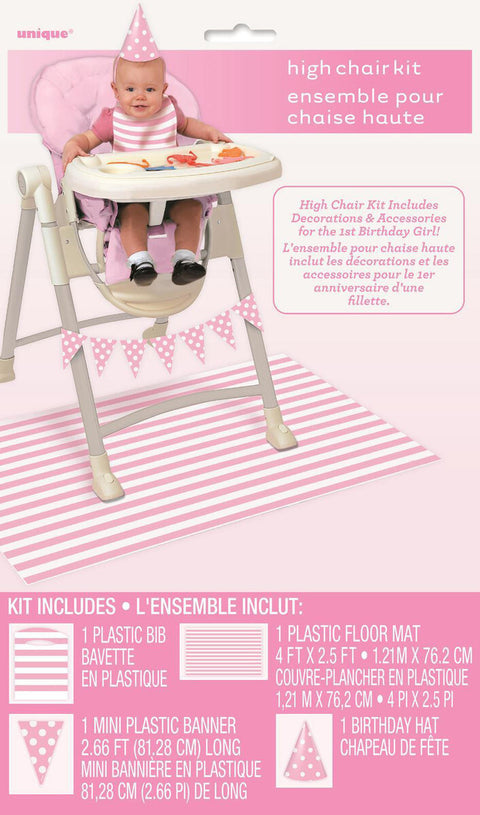 GIRL HIGH CHAIR KIT - Whip It Up Cake Supplies