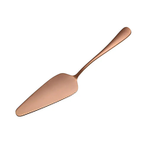 CAKE SERVER ROSE GOLD STAINLESS STEEL - Whip It Up Cake Supplies