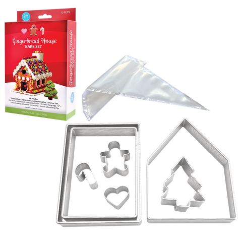 GINGERBREAD HOUSE BAKE SET 7 piece - Whip It Up Cake Supplies