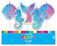 UNDER THE SEA CANDLE SET of 5 - Whip It Up Cake Supplies