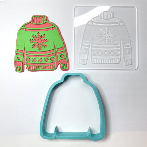 Amazon Ugly Sweater Cookie Cutter Kit CHRISTMAS JUMPER RAISE IT UP