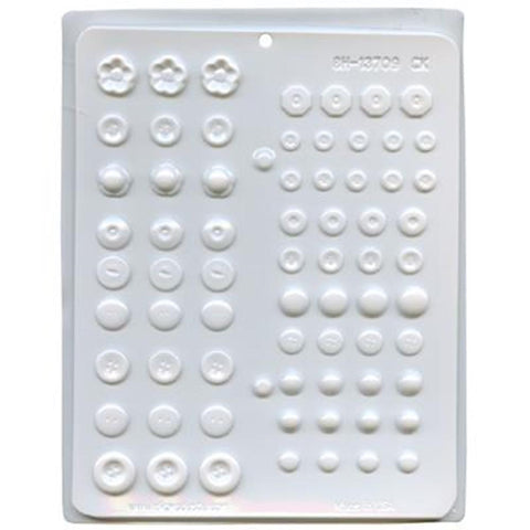 BUTTONS HARD CANDY MOULD - Whip It Up Cake Supplies